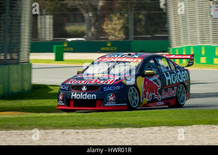 Melbourne, Australia. 23 Mar, 2017. Supercars pratica durante il 2017 Formula 1 Rolex Australian Grand Prix, Australia il 23 marzo 2017. Credito: Dave Hewison sport/Alamy Live News Foto Stock