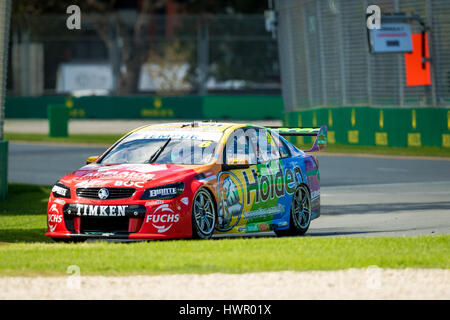 Melbourne, Australia. 23 Mar, 2017. Supercars pratica durante il 2017 Formula 1 Rolex Australian Grand Prix, Australia il 23 marzo 2017. Credito: Dave Hewison sport/Alamy Live News Foto Stock