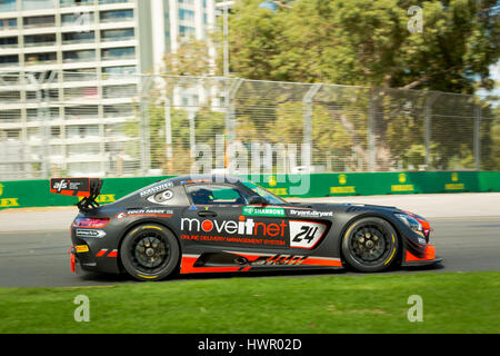 Melbourne, Australia. 23 Mar, 2017. Australian GT pratica durante il 2017 Formula 1 Rolex Australian Grand Prix, Australia il 23 marzo 2017. Credito: Dave Hewison sport/Alamy Live News Foto Stock