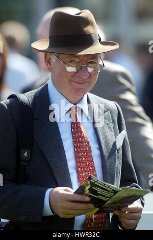 BARRY HILLS corsa di cavalli TRAINER Doncaster Racecourse DONCASTER 11 Settembre 2003 Foto Stock