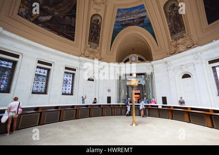 La città di New York, Stati Uniti d'America - Luglio 08, 2015: Interno del Museo Nazionale degli indiani americani si trova entro lo storico Alexander Hamilton U.S. Cust Foto Stock