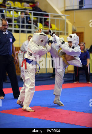 Kyokushin Karate Kid Campionato Russia 2017 Foto Stock