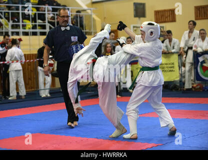 Kyokushin Karate Kid Campionato Russia 2017 Foto Stock