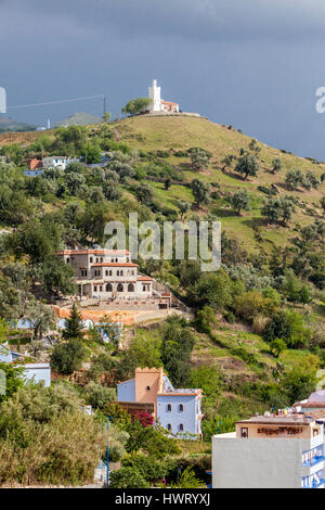 Chefchaouen, Marocco. Il 'Spanish' Moschea, costruito dalla Spagna 1920, restaurato 2010. Foto Stock