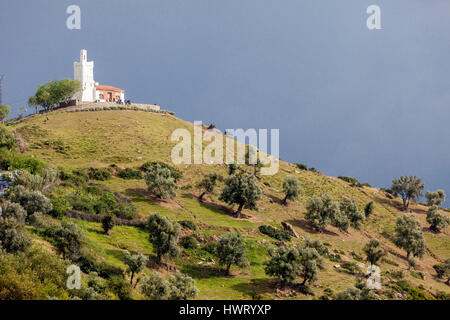 Chefchaouen, Marocco. Il 'Spanish' Moschea, costruito dalla Spagna 1920, restaurato 2010. Foto Stock