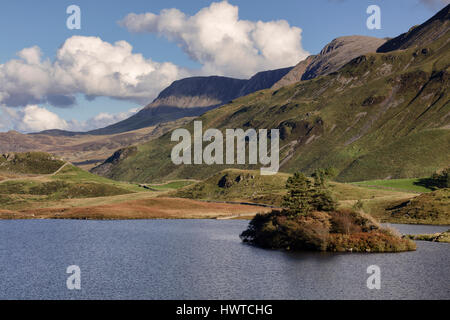 Cregennan laghi a Cadair Idris vicino a Dolgellau in Snowdonia nel Galles del Nord Foto Stock