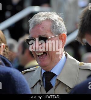 CLIVE BRITTAIN GARA allenatore di cavalli ippodromo di NEWMARKET NEWMARKET INGHILTERRA 17 Settembre 2011 Foto Stock