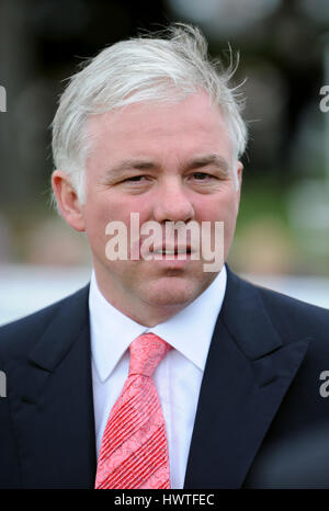 JEREMY NOSEDA GARA allenatore di cavalli IPPODROMO DI YORK YORK INGHILTERRA 14 Maggio 2009 Foto Stock