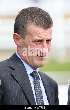 KEVIN RYAN GARA allenatore di cavalli IPPODROMO DI YORK YORK INGHILTERRA 15 Maggio 2008 Foto Stock