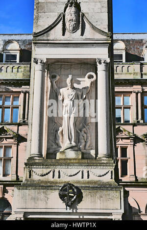 Memoriale di guerra il cenotafio,Preston, Lancashire, Regno Unito Foto Stock