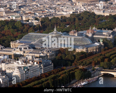 Vista aerea del Grand Palais Foto Stock