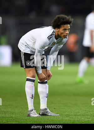 Dortmund, Germania. 22 Mar, 2017. La Germania Leroy sane durante l'amichevole internazionale partita di calcio tra Germania e Inghilterra al Signal Iduna Park di Dortmund, Germania, 22 marzo 2017. Foto: Marius Becker/dpa/Alamy Live News Foto Stock