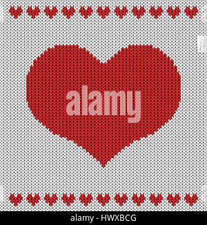 Il giorno di San Valentino maglia. Foto Stock