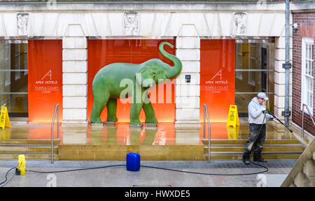 Tempio corte apex Hotel, Londra. Foto Stock