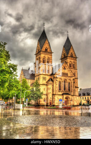 Herz-Jesu-Kirche di una chiesa a Koblenz Germania Foto Stock