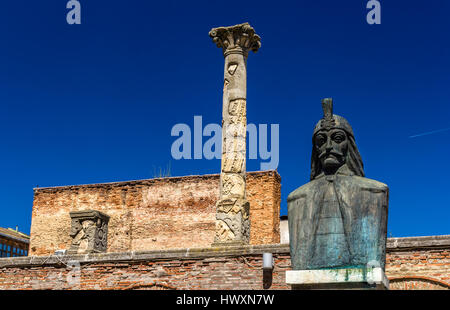 Curtea Veche (la vecchia corte principesca) a Bucarest, Romania Foto Stock
