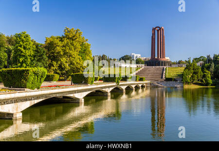 La National Heroes Memorial in Carol Park - Bucarest, Romania Foto Stock