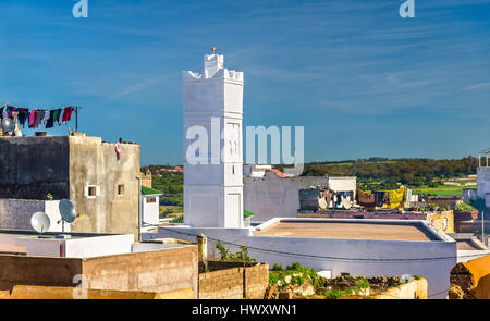 Moschea nella città di Azemmour, Marocco Foto Stock