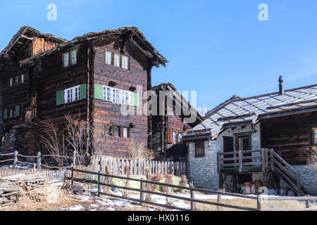 Zum vedere, Zermatt, Vallese, Svizzera, Europa Foto Stock