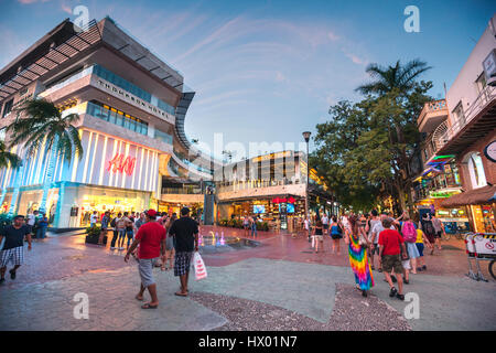 5 avenida, Hotel Thompson in Playa del Carmen in Messico Foto Stock