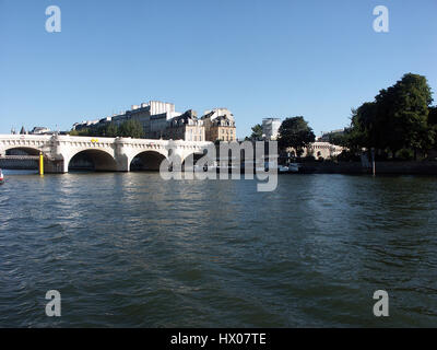 Pont Neuf ponte in Parigi Foto Stock