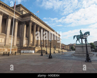 St George Hall sale da concerto e tribunali su Lime Street, Liverpool, Regno Unito Foto Stock