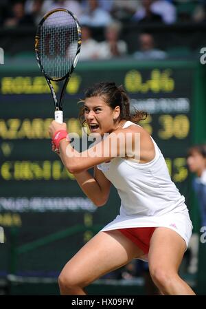 SORANA CIRSTEA ROMANIA WIMBLEDON Londra Inghilterra 26 Giugno 2009 Foto Stock