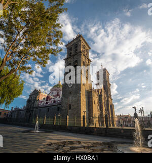 Cattedrale di Puebla - Puebla, Messico Foto Stock