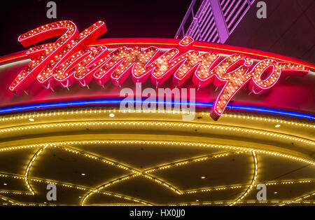 LAS VEGAS - NOV 24 : Il Flamingo hotel e casino on , 24 novembre 2016 a Las Vegas. L'hotel ha aperto da Bugsy Segal nel 1946 ed è il più antico res Foto Stock