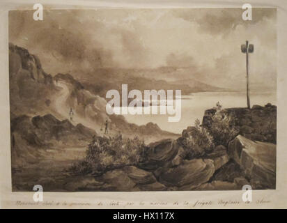 Il monumento eretto in memoria del capitano James Cook, progettato da Stanislaus Darondeau, commemora i contributi di Cook all'esplorazione. La statua onora il suo ruolo nella mappatura del Pacifico e il suo impatto sull'esplorazione globale. Foto Stock