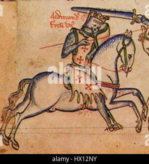 Edmund Ironside da Matthew Paris Foto Stock