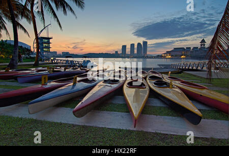 Bellissima Alba presso Pullman Putrajaya Foto Stock