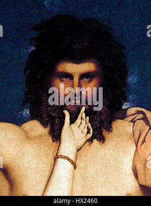 Giove e Thetis (Ingres) dettaglio Foto Stock