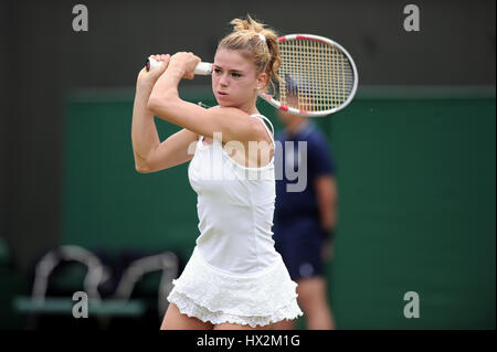 CAMILA GIORGI ITALIA ITALIA All England Tennis Club Wimbledon Londra Inghilterra 28 Giugno 2013 Foto Stock