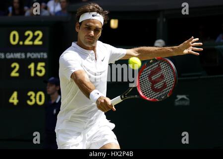 ROGER FEDERER Svizzera SWITZERLAND All England Tennis Club Wimbledon Londra Inghilterra 04 Luglio 2015 Foto Stock