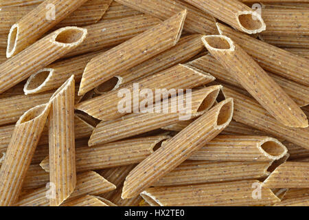 Texture di sfondo materie del grano saraceno pasta italiana Foto Stock