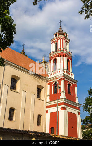 Chiesa di San Apostoli Filippo e Giacomo a Vilnius Foto Stock