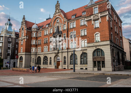 Museo di Slesia edificio nel centro della città di Katowice, il centro della metropoli di Slesia nel sud-ovest della Polonia Foto Stock