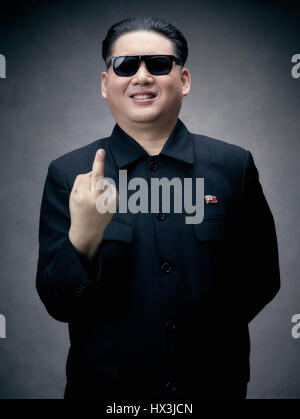 La Corea Del Nord Leader Kim Jong Un Lookalike Durante La Sua Visita A la-corea-del-nord-leader-kim-jong-un-lookalike-durante-la-sua-visita-a