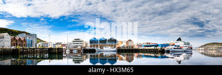 Città di Hammerfest, Finnmark, Norvegia Foto Stock