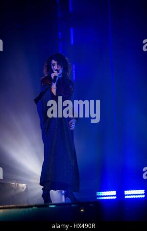 Milano, 24 marzo 2017 Giorgia live al Mediolanum Forum © Roberto Finizio/ Alamy Live News Foto Stock