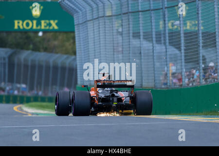 Melbourne, Australia. 25 marzo, 2017. F1 qualifica durante il 2017 Formula 1 Rolex Australian Grand Prix, Australia il 25 marzo 2017. Credito: Dave Hewison sport/Alamy Live News Foto Stock