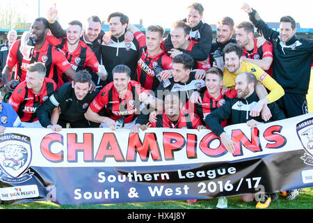L'Hereford FC vince la Southern Leagie Division Foto Stock