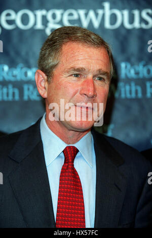 GEORGE W Bush governatore del Texas 05 Marzo 2000 Foto Stock