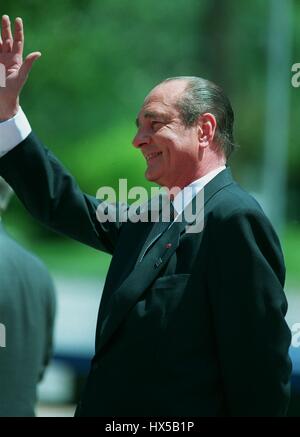 JACQUES CHIRAC PRESIDENTE DELLA FRANCIA 29 Giugno 1995 Foto Stock