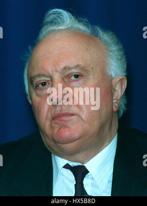 EDUARD SHEVARDNADZE CAPO DELLO STATO DELLA GEORGIA Il 23 febbraio 1995 Foto Stock