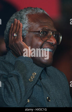 DESMOND TUTU ARCIVESCOVO DI CITTÀ DEL CAPO 28 Febbraio 1994 Foto Stock