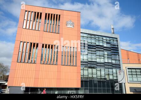 COLCHESTER ESSEX INGHILTERRA 8 Marzo 2015: Colchester Magistrates Court building Foto Stock