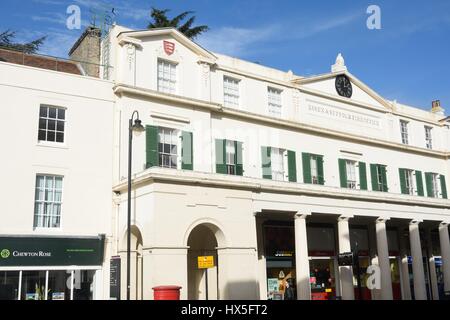 COLCHESTER ESSEX INGHILTERRA 8 Marzo 2015: Colchester fire office ora convertito in uffici Foto Stock