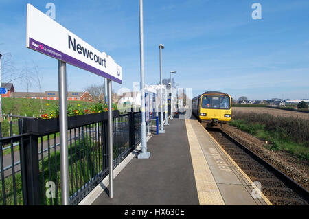 Stazione Newcourt, Devon, Regno Unito Foto Stock